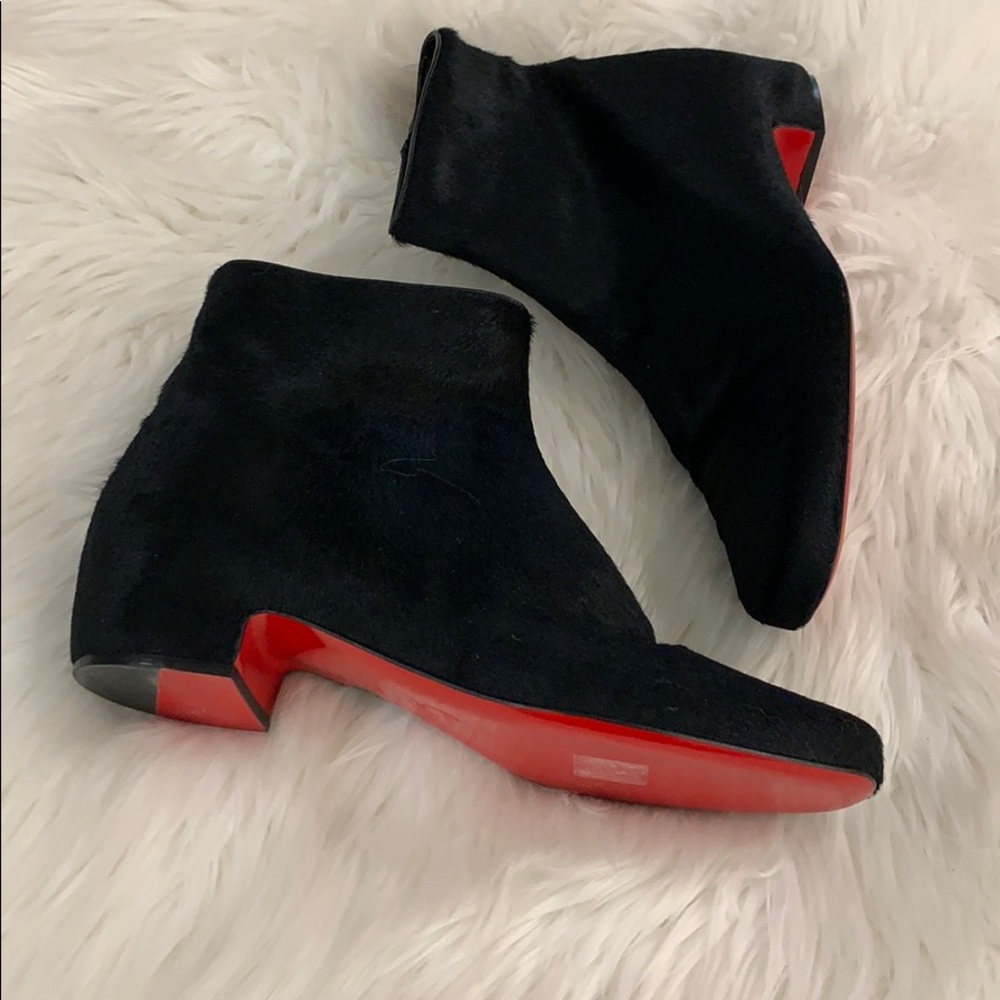 Christian Louboutin Calf Hair Boots